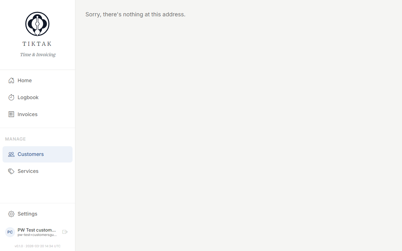 Editing a customer's details